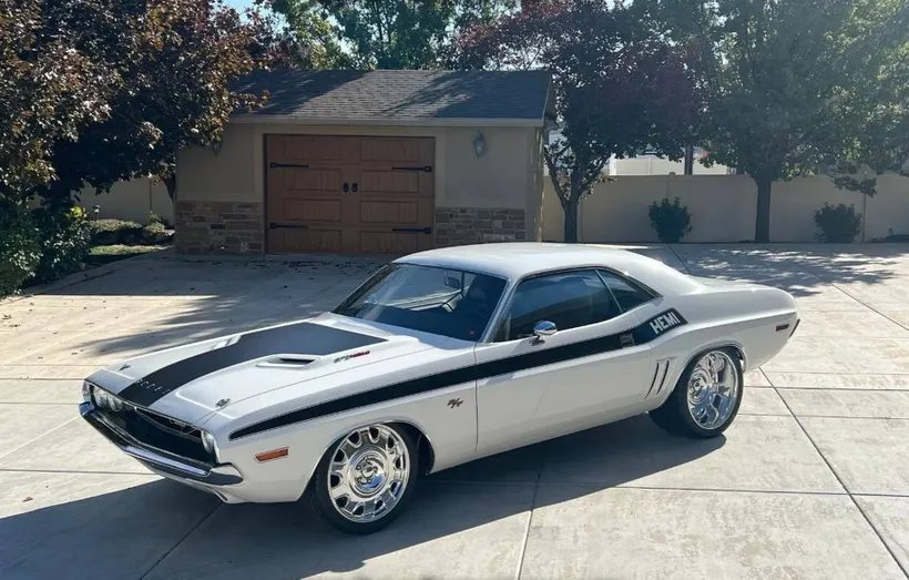White 1969 Chevrolet Camaro custom